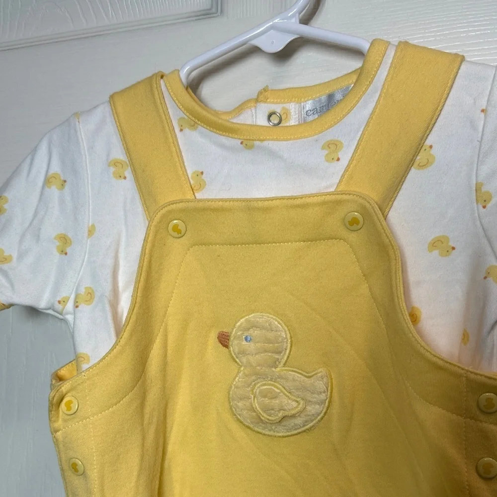 Vintage NWT Carter's Little Duckie Overall Set
